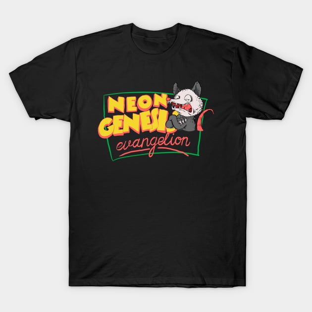Neon genesis evangelion meets Possum and friend T-Shirt by G00DST0RE